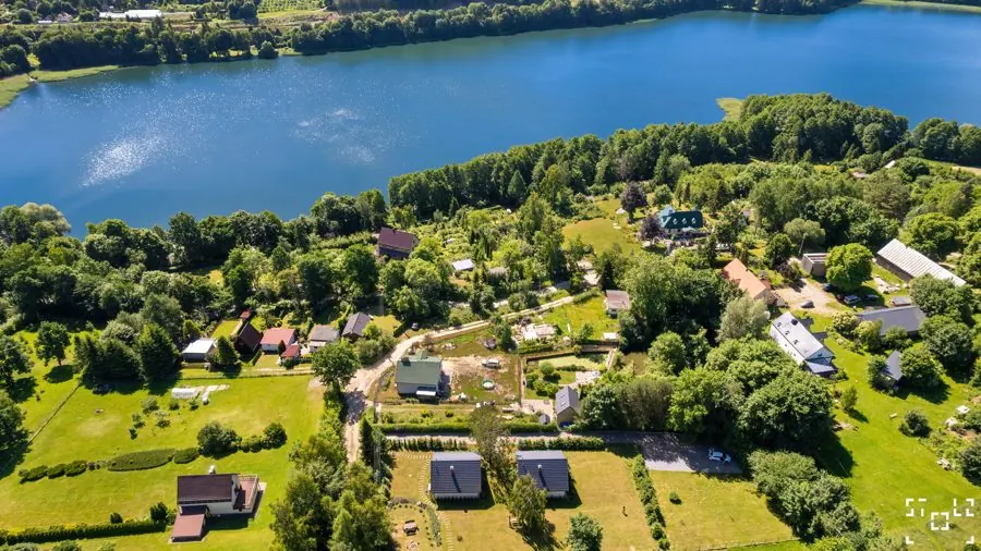 Panorama of lake and forests