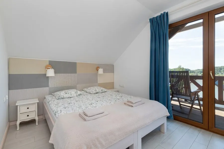 Bedroom with balcony access