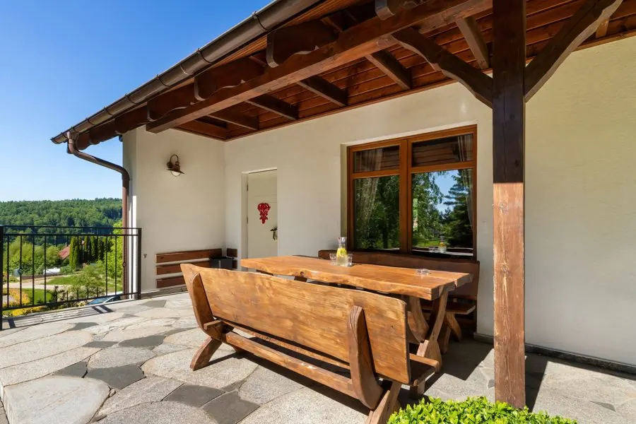 Covered terrace