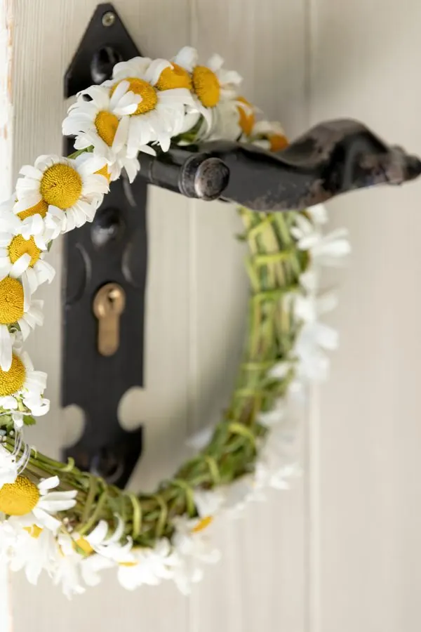 Wreath of wild flowers