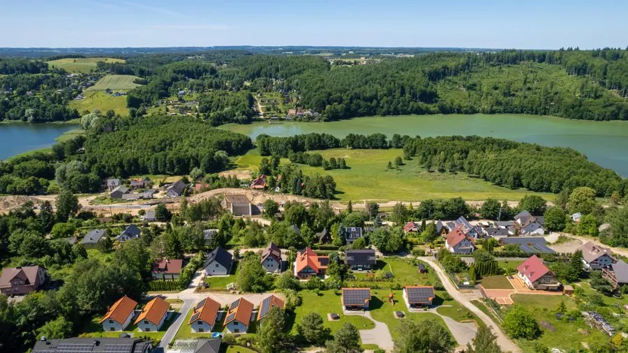 Lake surroundings from the air